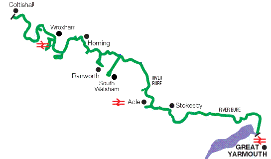 River Bure map
